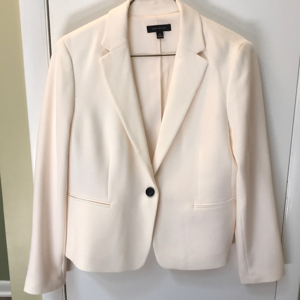 White Ann Taylor Blazer Women’s